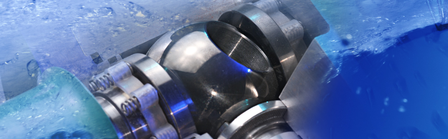 Coated ball valve: reduction in input power. Coated ball valve: reduction in input power.
